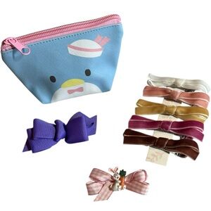 Kids Accessory Set Hair Clips and Coin Purse Gift Set